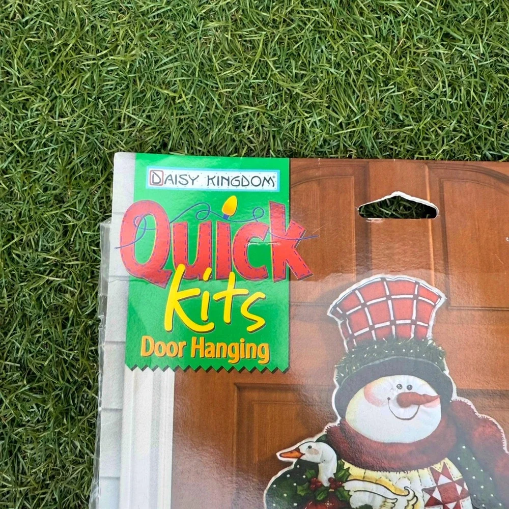 Daisy Kingdom Quick Kits Door Hanging Snowman Craft‎ Kit New Sealed